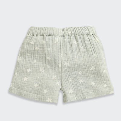 Nino Bambino 100% Organic Cotton Printed Shirt With Short Set For Kid Boy