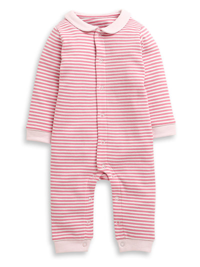 Nino Bambino Collar strip Full Sleeves Romper For Baby Girl And Baby Boy