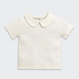 Nino Bambino 100% Organic Cotton Solid T-Shirt With Dungaree Set For Kid Boy