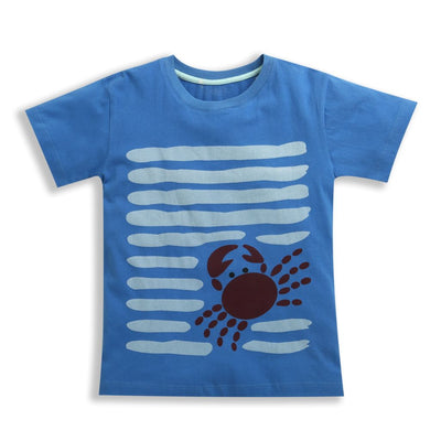 Nino Bambino Short Sleeve Blue T-shirts For Boys