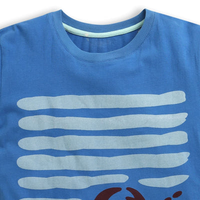 Nino Bambino Short Sleeve Blue T-shirts For Boys