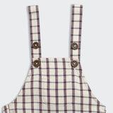 Nino Bambino 100% Organic Cotton Solid T-Shirt With Dungaree Set For Kid Boy