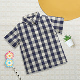 Nino Bambino Short Sleeve Blue Polo Neck shirts For Boys