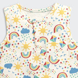 Nino Bambino 100% Organic Cotton Printed Shirt With Short Set For Kid Boy