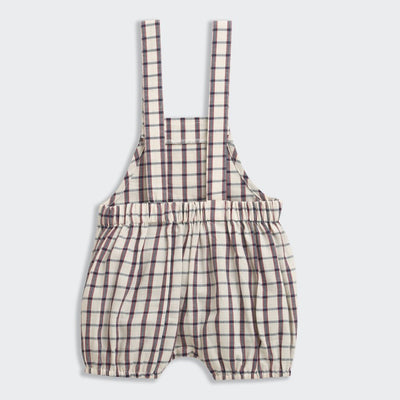 Nino Bambino 100% Organic Cotton Solid T-Shirt With Dungaree Set For Kid Boy