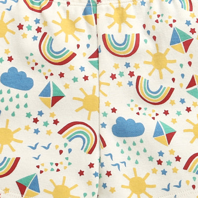 Nino Bambino 100% Organic Cotton Printed Shirt With Short Set For Kid Boy