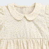 Nino Bambino 100% Organic Cotton Printed Dress With Bloomer Set For Baby Girl