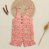 Nino Bambino 100% Oraganic Cotton Sleeveless Jumpsuit For Baby Girl