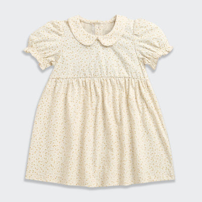 Nino Bambino 100% Organic Cotton Printed Dress With Bloomer Set For Baby Girl