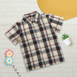 Nino Bambino Organic Cotton Short Sleeve Multicolor Shirts For Boys