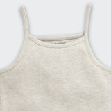 Nino Bambino 100% Oraganic Cotton Solid Strap Assorted Camisole For Baby Girl-Pack Of 2