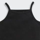 Nino Bambino 100% Oraganic Cotton Solid Strap Assorted Camisole For Baby Girl-Pack Of 2