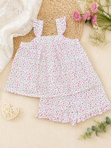 Nino Bambino 100% Organic Cotton Printed Dress With Bloomer For Baby Girl