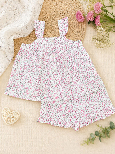Nino Bambino 100% Organic Cotton Printed Dress With Bloomer For Baby Girl