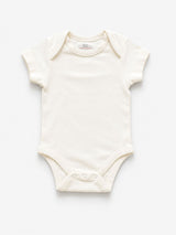 Nino Bambino 100% Oraganic Cotton Printed half Sleeves Bodysuit / Onesie For Baby (Pack of 2)