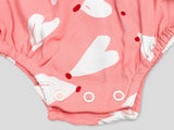 Nino Bambino 100% Oraganic Cotton Printed Sleeveless Bodysuit / Onesie For Baby Girl