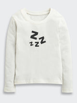 Nino Bambino Organic Cotton Full Sleeves T-shirt With Pajama Set For Baby