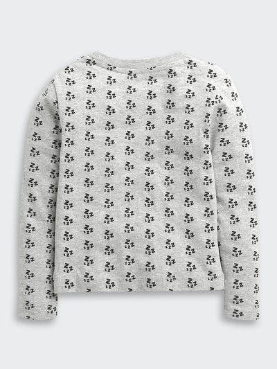 Nino Bambino Organic Cotton Full Sleeves T-shirt With Pajama Set For Baby