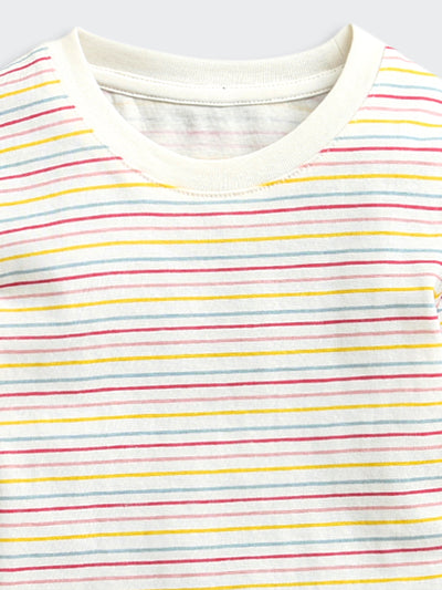 Nino Bambino Organic Cotton Full Sleeves T-shirt With Pajama Set For Baby