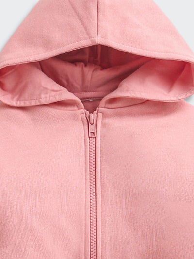 Nino Bambino Organic Cotton Full Sleeves Hoodie Sweatshirt With Pajama Set For Baby