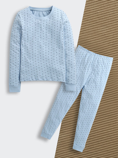 Nino Bambino Organic Cotton Full Sleeves T-sirt With Pajama Set For Baby