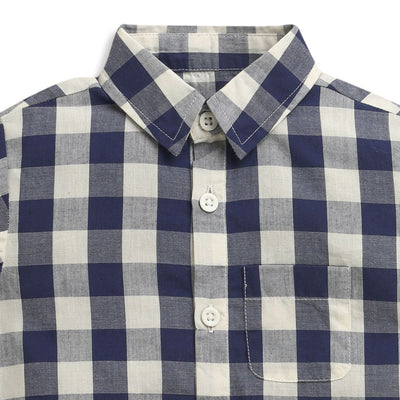 Nino Bambino Short Sleeve Blue Polo Neck shirts For Boys