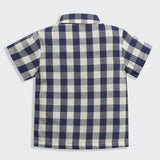 Nino Bambino Short Sleeve Blue Polo Neck shirts For Boys