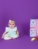 Sleeveless Short/Mini Dresses With Bow For Baby Girls