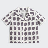 Nino Bambino 100% Organic Cotton Printed Shirt With Short Set For Kid Boy