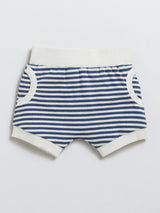 Blue Hooded Neck Top and Bottom Set For Boy |Clothing Set | Summer Wear Co-Ord Set
