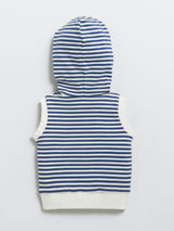 Blue Hooded Neck Top and Bottom Set For Boy |Clothing Set | Summer Wear Co-Ord Set