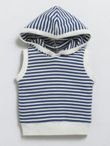 Blue Hooded Neck Top and Bottom Set For Boy |Clothing Set | Summer Wear Co-Ord Set