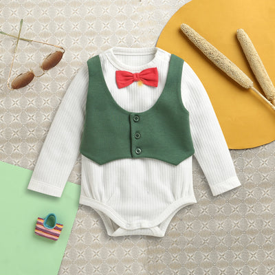 Nino Bambino Organic Cotton Full Sleeves Top With Pajama Set For Baby