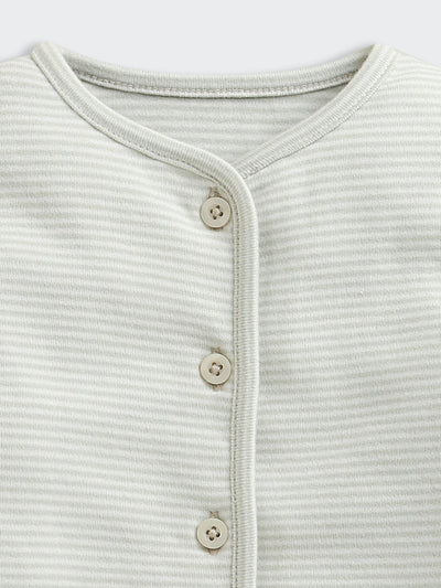 Nino Bambino Organic Cotton Full Sleeves Top With Pajama Set For Baby
