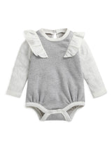 Blue Full Sleeves Baby Bodysuit | Baby Dress | Bodysuit for Baby Girl| Onesies|3-6M| 6-12M| 12-18M| Infant Clothes