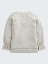 Nino Bambino Long Sleeve Grey Stripped Sweatshirt For Girls