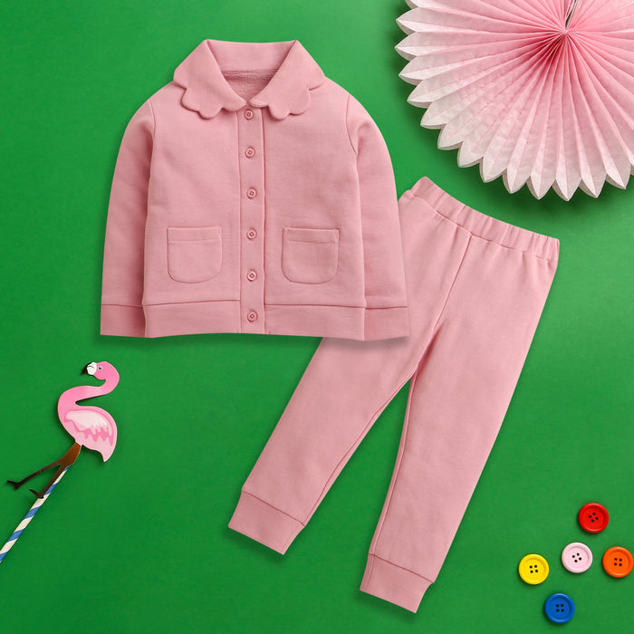 Nino Bambino Organic Cotton Full Sleeves Top With Pajama Set For Baby