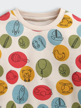 Nino Bambino Organic Cotton Full Sleeves Top With Pajama Set For Baby