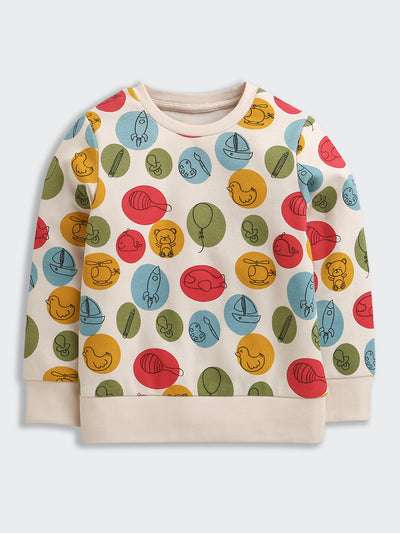 Nino Bambino Organic Cotton Full Sleeves Top With Pajama Set For Baby