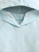 Nino Bambino Organic Cotton Full Sleeves Hoodie Sweatshirt With Pajama Set For Baby