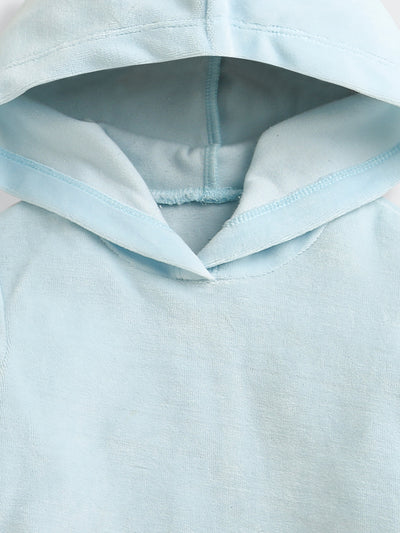 Nino Bambino Organic Cotton Full Sleeves Hoodie Sweatshirt With Pajama Set For Baby