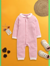 Nino Bambino Collar strip Full Sleeves Romper For Baby Girl And Baby Boy