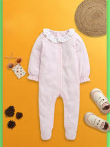 Nino bambino 100% Organic Cotton Full Sleeves Collar Romper For Baby