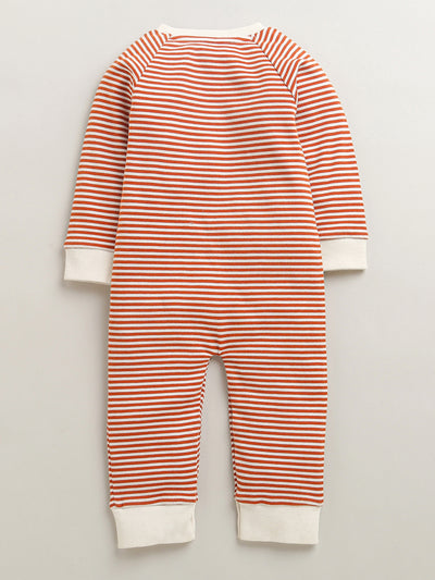 Nino bambino 100% Organic Cotton Full Sleeves Collar Romper For Baby