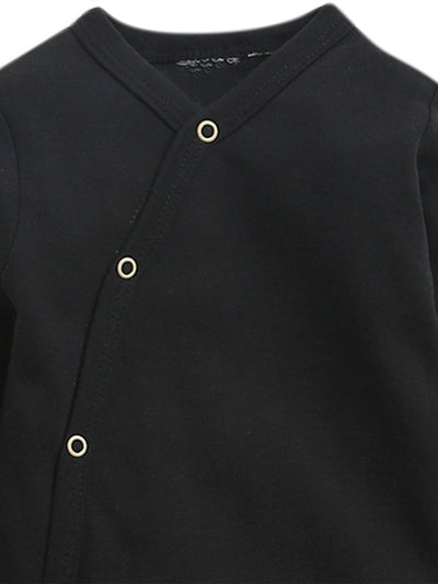 Nino bambino 100% Organic Cotton Full Sleeves Kimono Sleep Gown For Baby