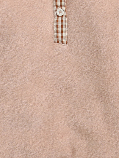 Nino bambino 100% Organic Cotton Full Sleeves Collar Romper For Baby