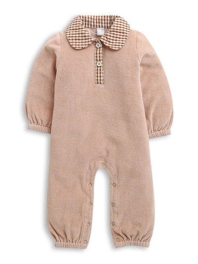 Nino bambino 100% Organic Cotton Full Sleeves Collar Romper For Baby