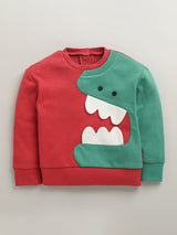 Nino Bambino Organic Cotton Full Sleeves Sweatshirt With Pajama Set For Baby