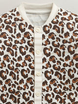 Nino Bambino Organic Cotton Full Sleeves Sweatshirt With Pajama Set For Baby