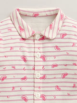 Nino Bambino Organic Cotton Full Sleeves Top With Pajama Set For Baby